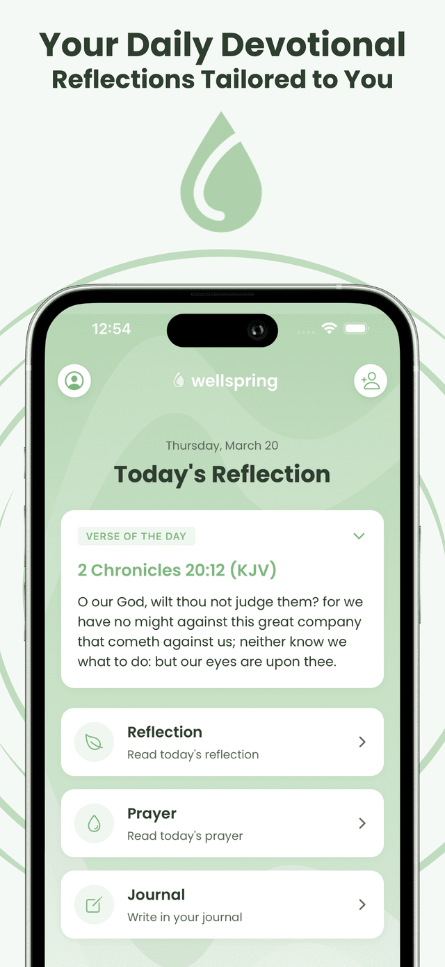 Wellspring App Screenshot 1